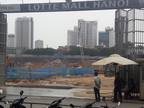 Cung cấp vật tư điện công trình Lotte Mall Hà Nội