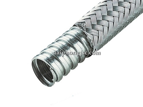 ỐNG RUỘT GÀ LÕI THÉP BỌC NHỰA BỌC LƯỚI INOX