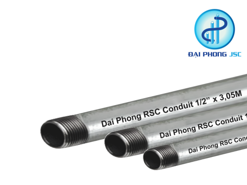 ỐNG THÉP REN LUỒN DÂY ĐIỆN RSC ( Rigid steel conduit )